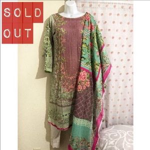 Khaadi Lawn 3pc suit shalwar kameez for sale